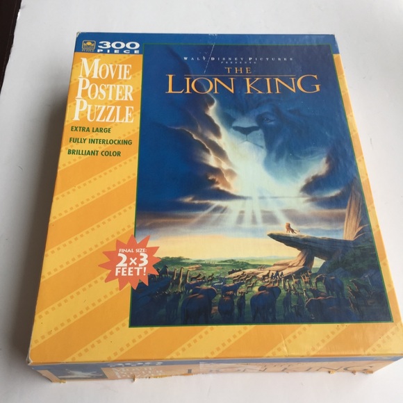 WALT DISNEY THE LION KING 300 PIECE PUZZLE